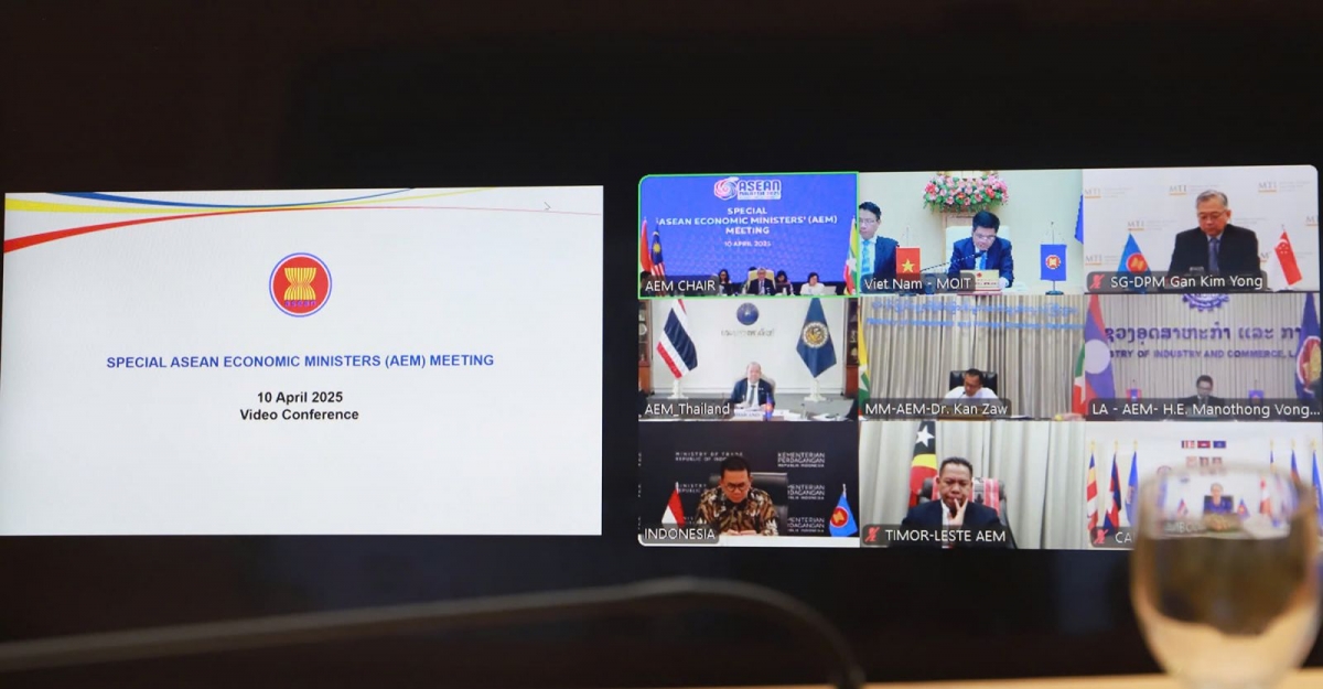 hội nghị bộ trưởng kinh tế asean đặc biệt về chính sách thuế quan của hoa kỳ hình ảnh 3 hoi nghi bo truong kinh te asean dac biet ve chinh sach thue quan cua hoa ky hinh anh 3