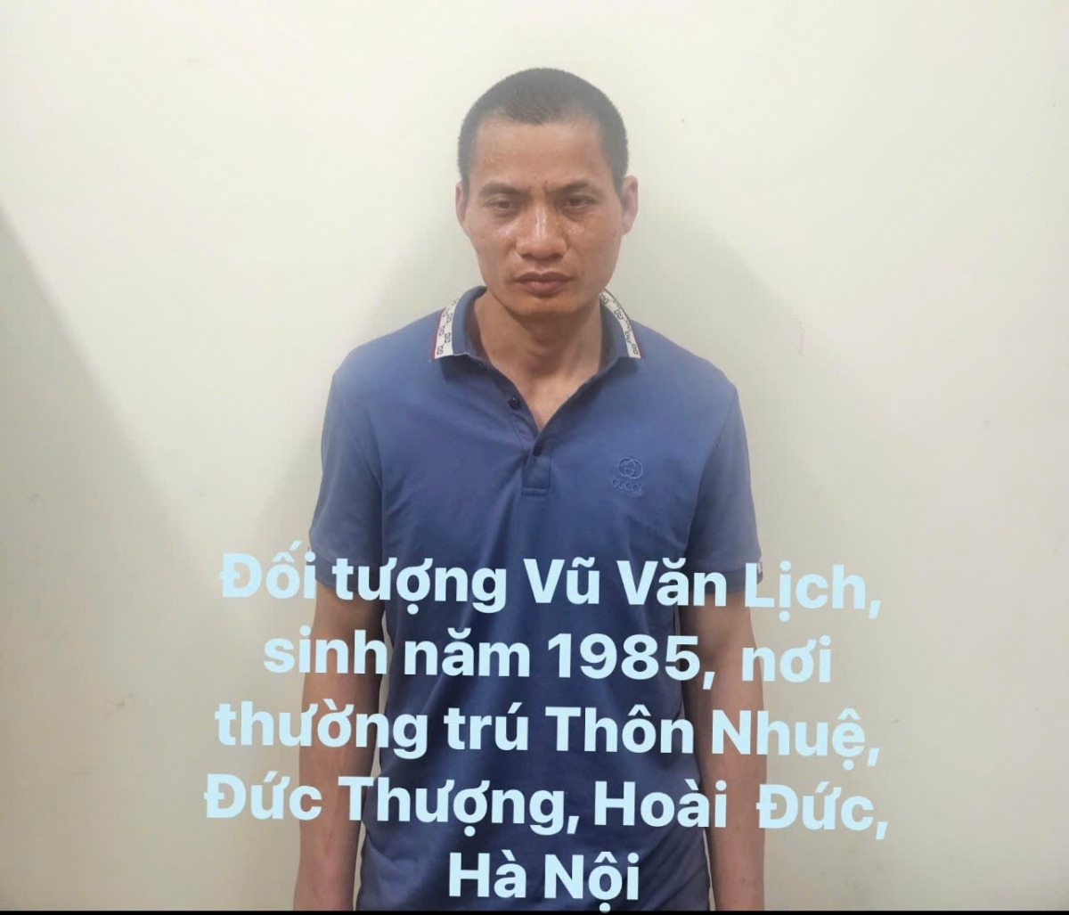 Những hình ảnh về việc bắt giữ nghi phạm cướp ngân hàng ở Hà Nội