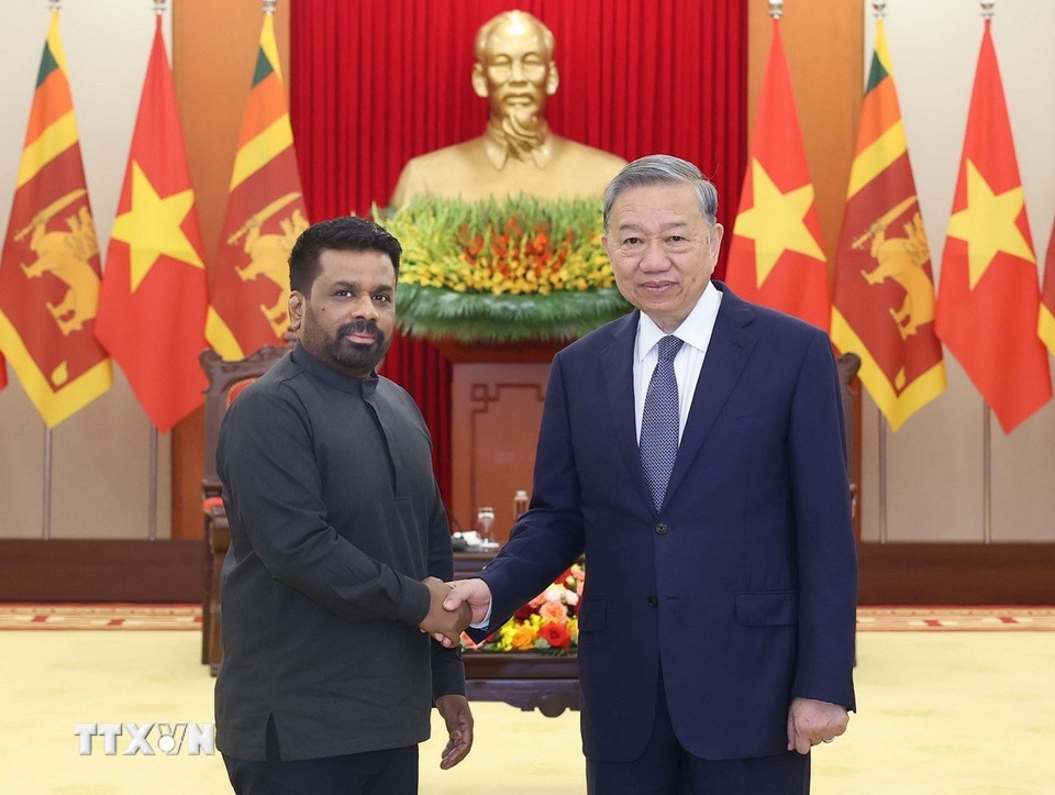 tổng bí thư tô lâm tiếp tổng thống sri lanka anura kumara dissanayaka hình ảnh 1 tong bi thu to lam tiep tong thong sri lanka anura kumara dissanayaka hinh anh 1