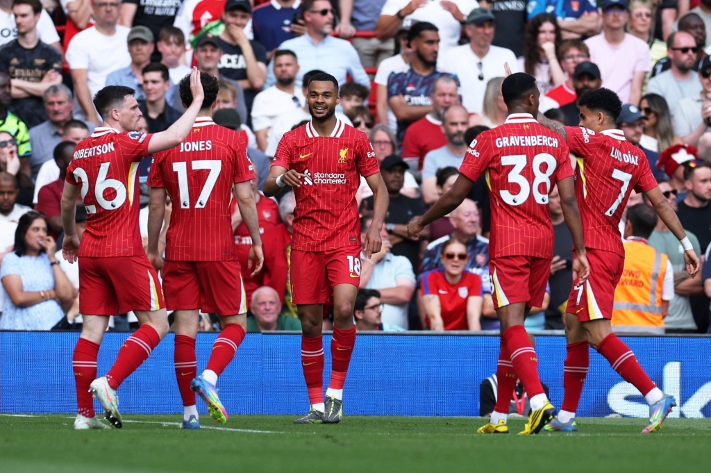 kết quả vòng 36 ngoại hạng anh liverpool hòa kịch tính trước 10 người của arsenal hình ảnh 2 ket qua vong 36 ngoai hang anh liverpool hoa kich tinh truoc 10 nguoi cua arsenal hinh anh 2