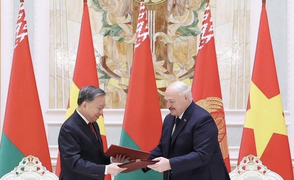 Tuyên bố chung về thiết lập quan hệ Đối tác Chiến lược giữa Việt Nam và Belarus