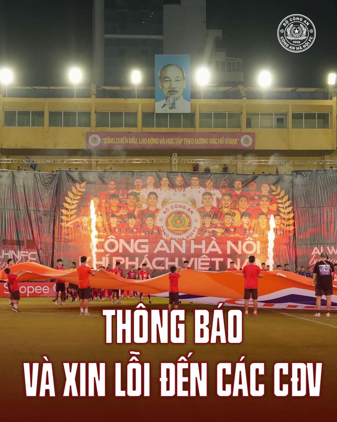 clb cahn xin lỗi người hâm mộ sau sự cố đáng tiếc ở trận hòa buriram hình ảnh 1 clb cahn xin loi nguoi ham mo sau su co dang tiec o tran hoa buriram hinh anh 1