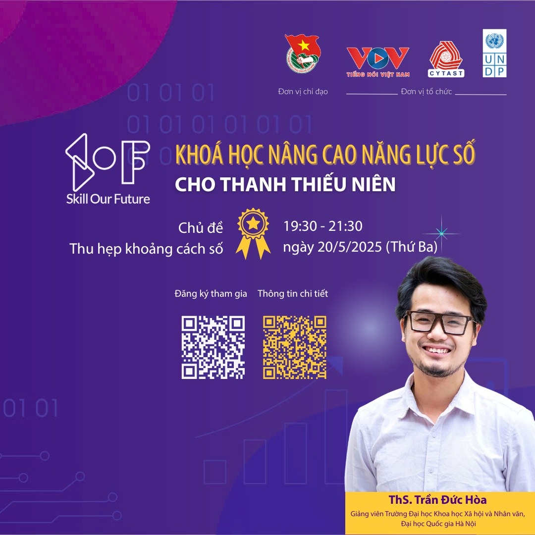 Khai giảng khóa học "Skill Our Future" với chủ đề "Thu hẹp khoảng cách số"