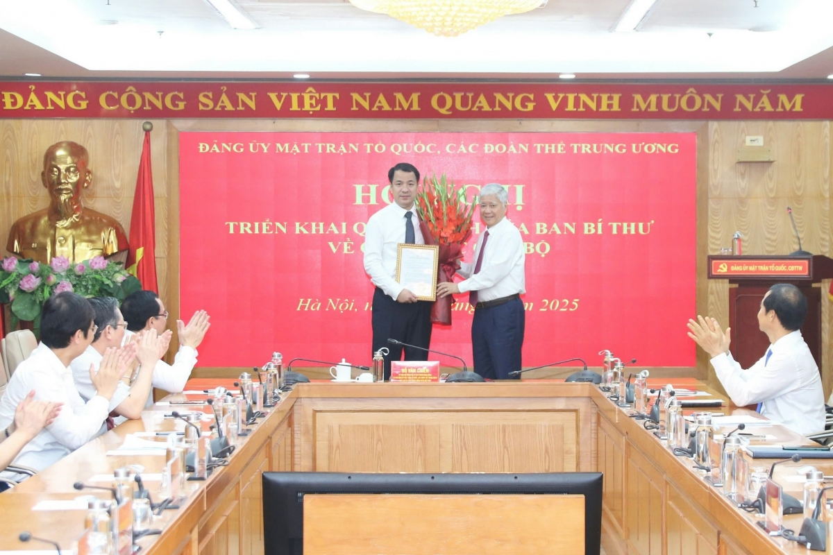 ban bi thu dieu dong, chi dinh nhan su Dang uy mttq, cac doan the trung uong hinh anh 1