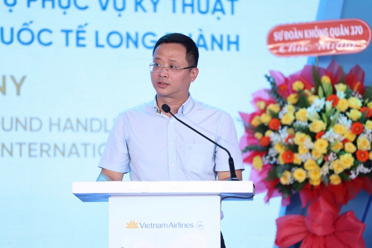 vietnam airlines khởi công dự án dịch vụ kỹ thuật mặt đất tại chk long thành hình ảnh 1 vietnam airlines khoi cong du an dich vu ky thuat mat dat tai chk long thanh hinh anh 1