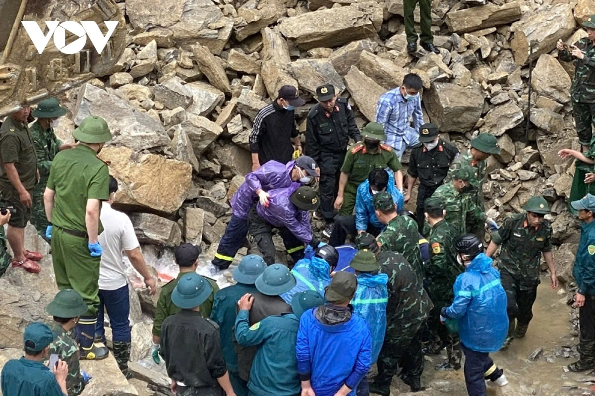 all five bodies recovered from hydropower construction site landslide picture 1 all five bodies recovered from hydropower construction site landslide picture 1