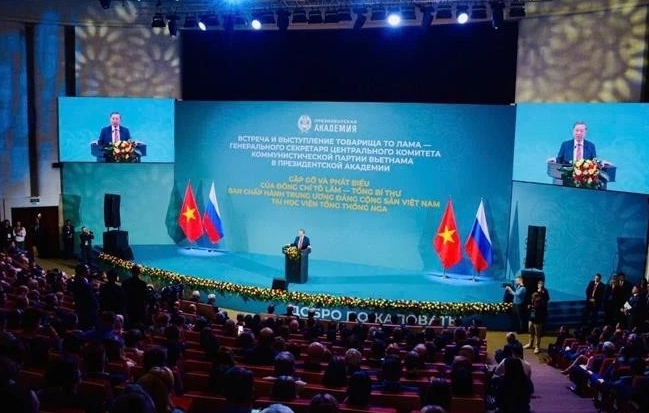 party leader stresses promoting vietnam russia traditional friendship in new era picture 1 party leader stresses promoting vietnam russia traditional friendship in new era picture 1