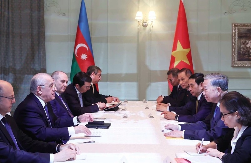party general secretary to lam meets with azerbaijani pm ali asadov picture 1 party general secretary to lam meets with azerbaijani pm ali asadov picture 1