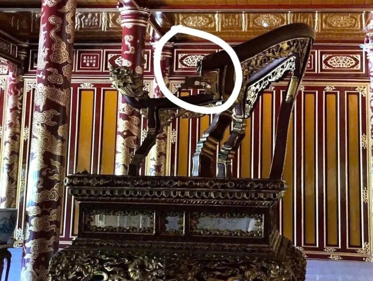 hue moves to restore damaged nguyen dynasty throne picture 1 hue moves to restore damaged nguyen dynasty throne picture 1