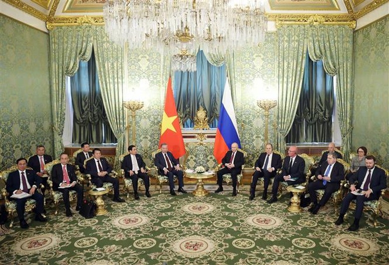 tổng bí thư tô lâm hội đàm với tổng thống nga vladimir putin hình ảnh 2 tong bi thu to lam hoi dam voi tong thong nga vladimir putin hinh anh 2