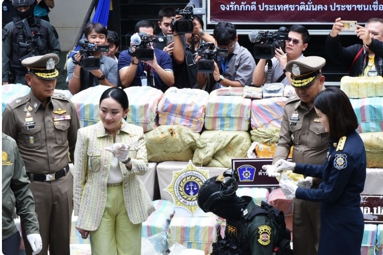 cảnh sát thái lan triệt phá đường dây lớn, thu giữ gần 1 tấn ma túy hình ảnh 1 canh sat thai lan triet pha duong day lon, thu giu gan 1 tan ma tuy hinh anh 1
