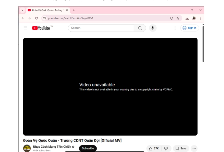 tranh cãi lạm thu tiền tác quyền ca khúc cách mạng trên youtube giữa vcpmc - bh media hình ảnh 1 tranh cai lam thu tien tac quyen ca khuc cach mang tren youtube giua vcpmc - bh media hinh anh 1