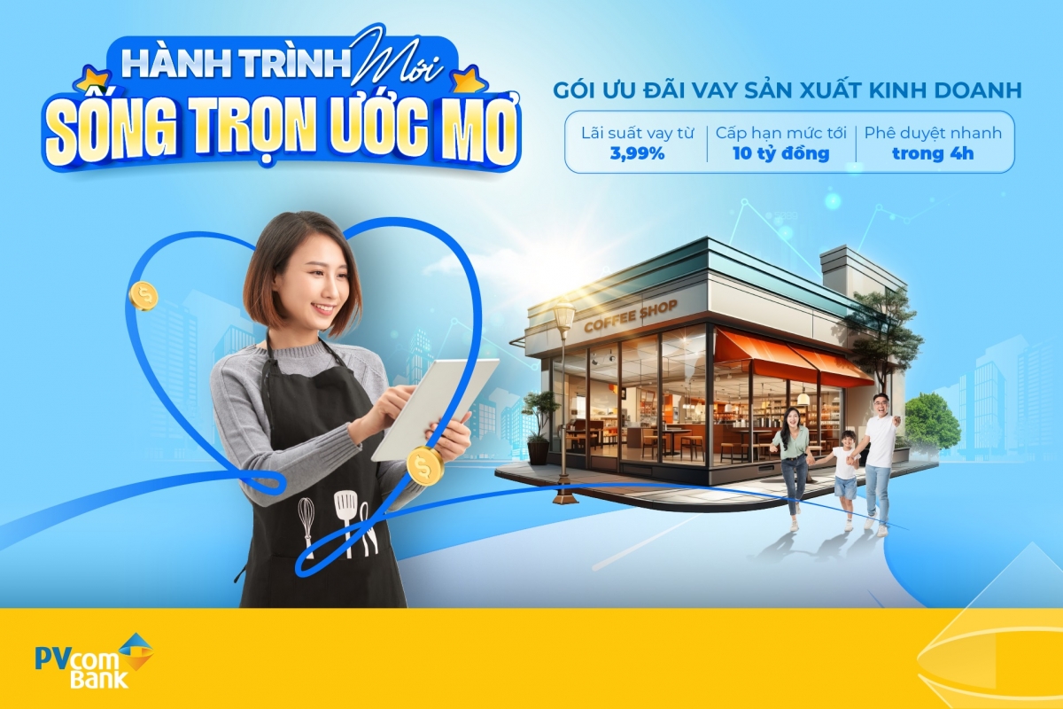bứt tốc kinh doanh với gói vay ưu đãi lãi suất chưa đến 4 năm của pvcombank hình ảnh 2 but toc kinh doanh voi goi vay uu dai lai suat chua den 4 nam cua pvcombank hinh anh 2