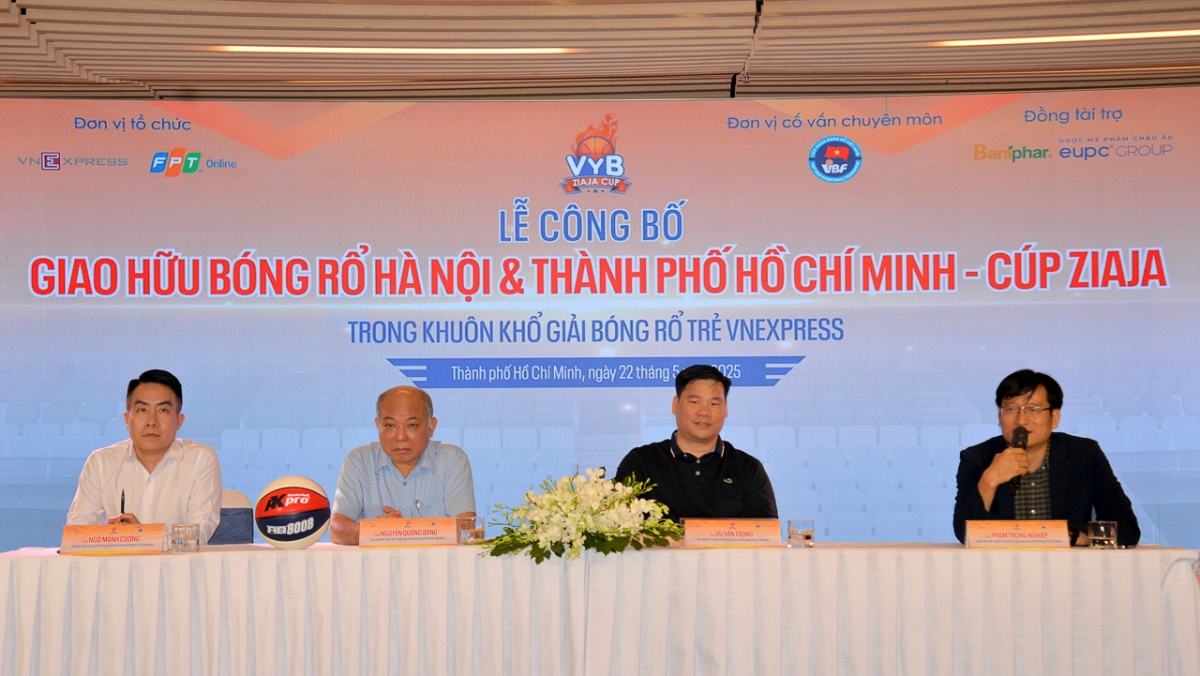 Lần đầu tổ chức giải bóng rổ học sinh của hai thành phố lớn nhất cả nước