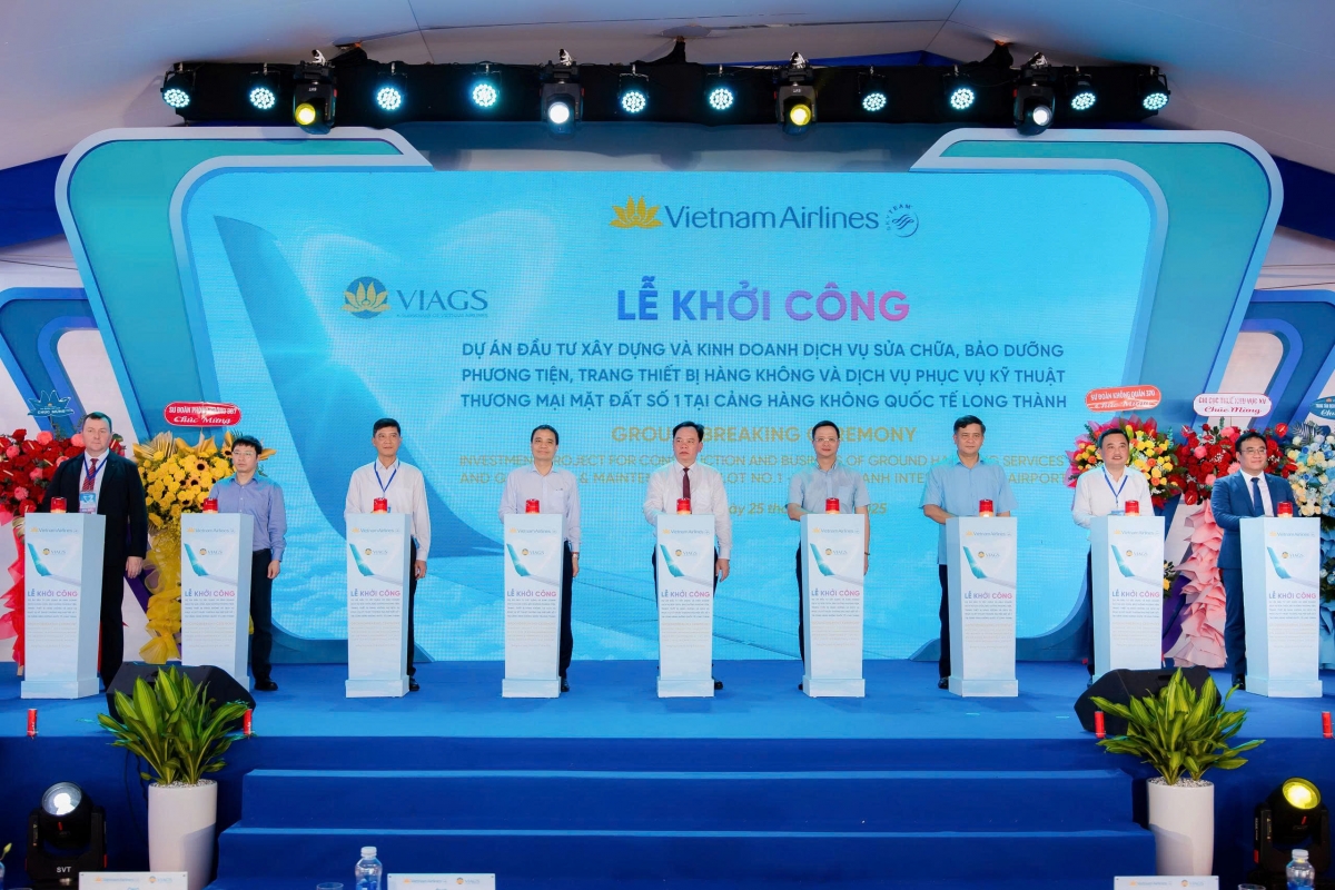 vietnam airlines khởi công dự án dịch vụ kỹ thuật mặt đất tại chk long thành hình ảnh 2 vietnam airlines khoi cong du an dich vu ky thuat mat dat tai chk long thanh hinh anh 2