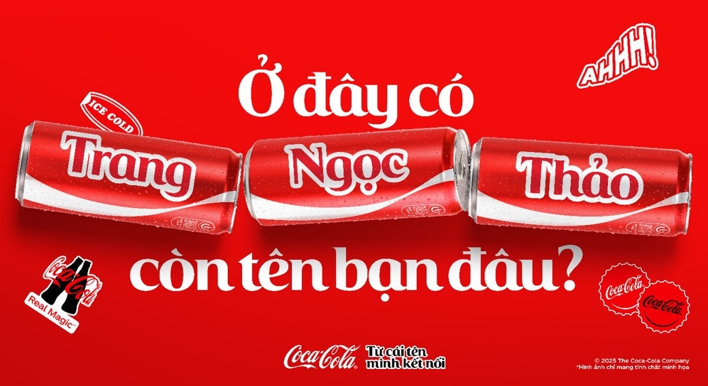 Coca-Cola tái khởi động chiến dịch mang tính biểu tượng “Share A Coke"