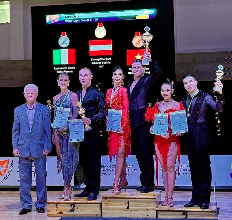 vietnamese athletes among world s top 30 latin dance pairs picture 1 vietnamese athletes among world s top 30 latin dance pairs picture 1