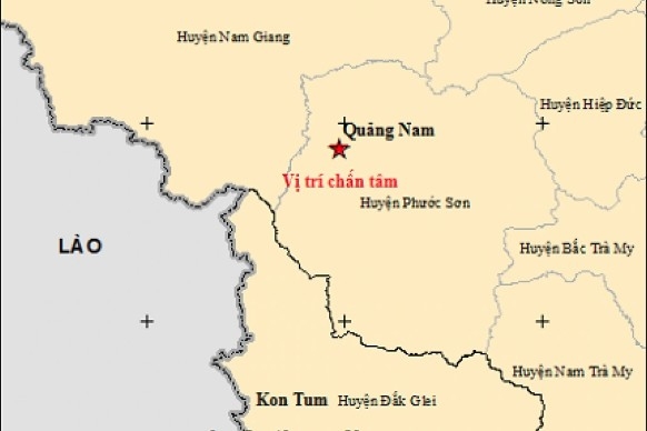earthquakes recorded in dien bien and quang nam picture 1 earthquakes recorded in dien bien and quang nam picture 1