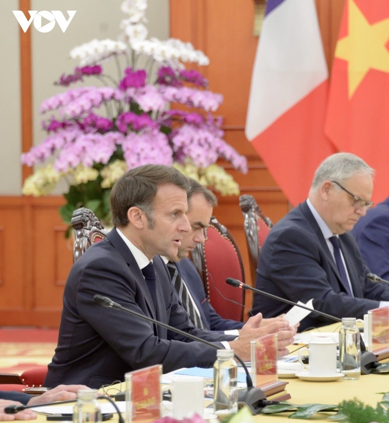 party general secretary to lam meets with french president picture 4 party general secretary to lam meets with french president picture 4