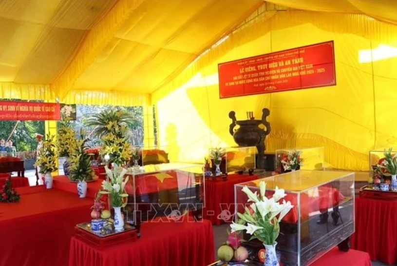 hue holds memorial, reburial ceremony for remains of vietnamese soldiers picture 1