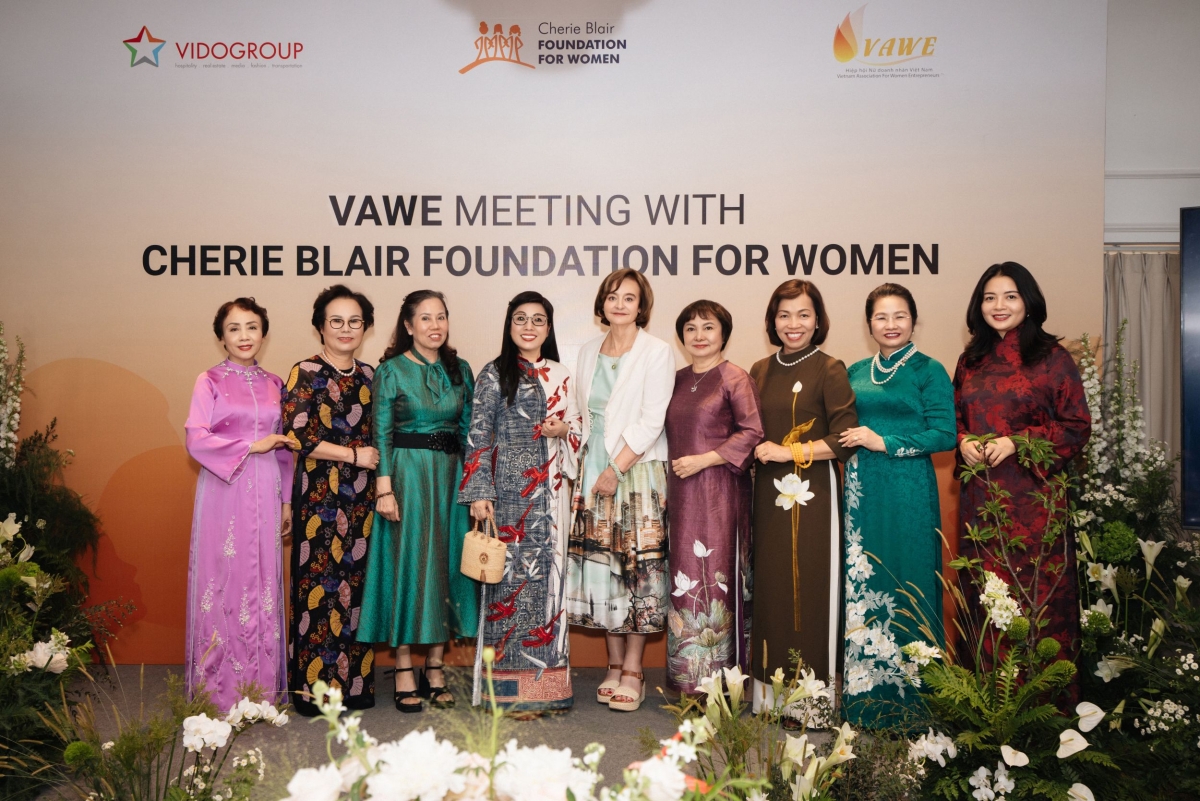 hiệp hội nữ doanh nhân việt nam gặp gỡ quỹ cherie blair tại hà nội hình ảnh 2 hiep hoi nu doanh nhan viet nam gap go quy cherie blair tai ha noi hinh anh 2