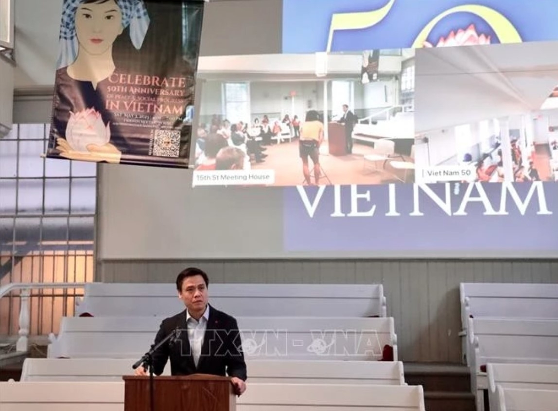 us, international friends celebrate 50 years of peace, social progress in vn picture 1 us, international friends celebrate 50 years of peace, social progress in vn picture 1