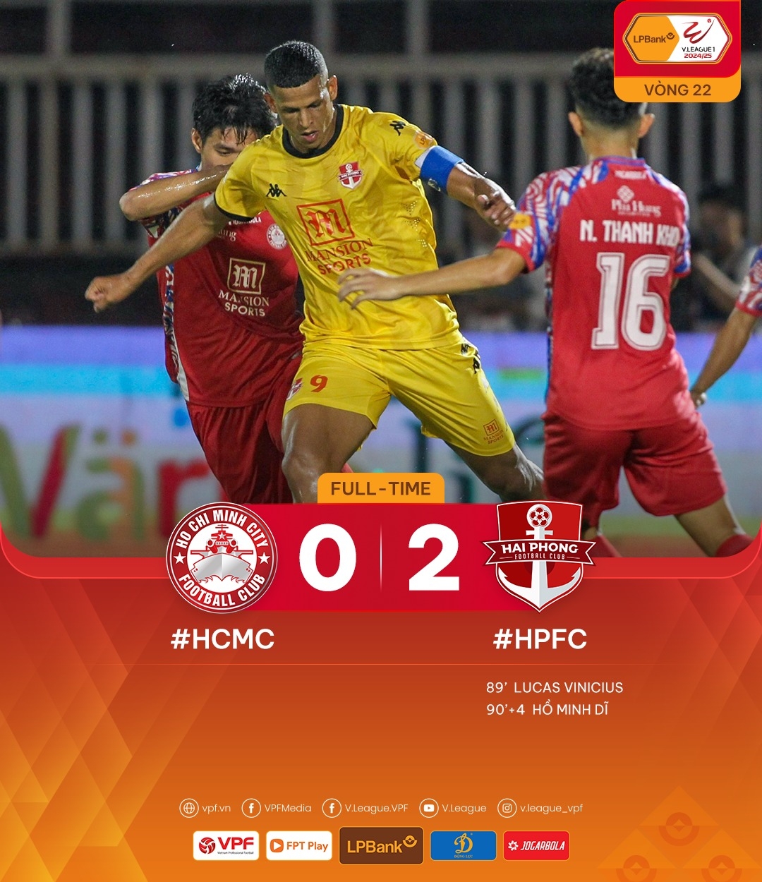 kết quả vòng 22 v-league cahn gây thất vọng, hải phòng gieo sầu cho clb tp.hcm hình ảnh 4 ket qua vong 22 v-league cahn gay that vong, hai phong gieo sau cho clb tp.hcm hinh anh 4