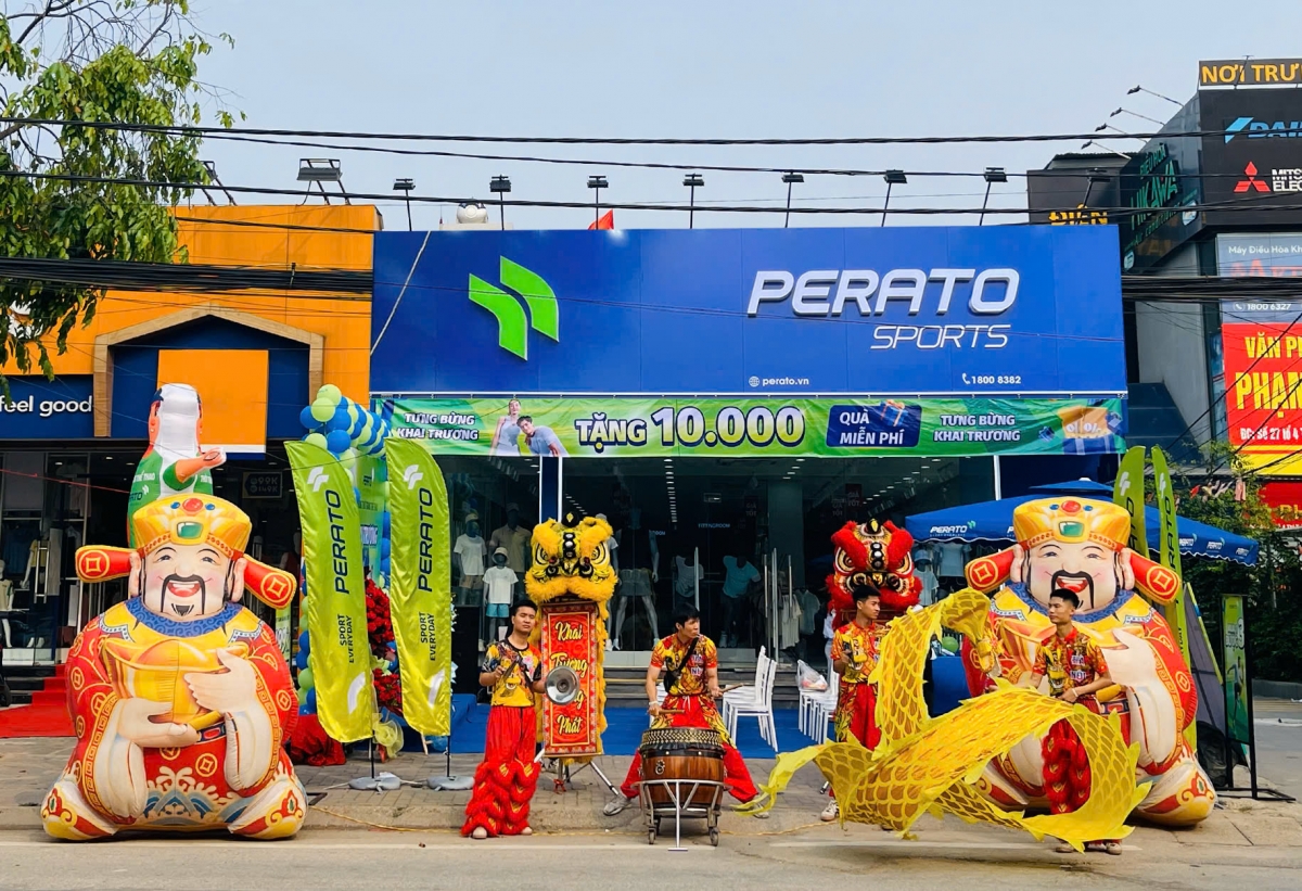 Perato - Tân binh thời trang thể thao Việt Nam ra mắt 11 cửa hàng