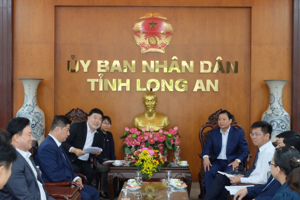 long an tăng cường hợp tác, hỗ trợ dn hàn quốc thúc đẩy đầu tư và phát triển kinh tế hình ảnh 1 long an tang cuong hop tac, ho tro dn han quoc thuc day dau tu va phat trien kinh te hinh anh 1