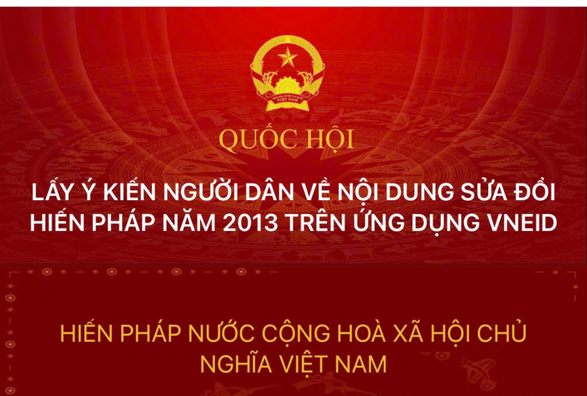 bộ công an lấy ý kiến người dân về sửa đổi hiến pháp năm 2013 trên vneid hình ảnh 1 bo cong an lay y kien nguoi dan ve sua doi hien phap nam 2013 tren vneid hinh anh 1