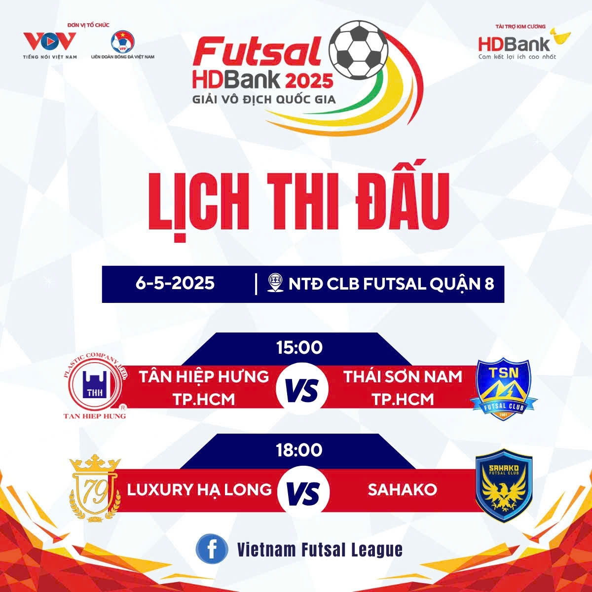 lịch thi đấu futsal hdbank vô địch quốc gia 2025 hôm nay 6 5 hình ảnh 1 lich thi dau futsal hdbank vo dich quoc gia 2025 hom nay 6 5 hinh anh 1