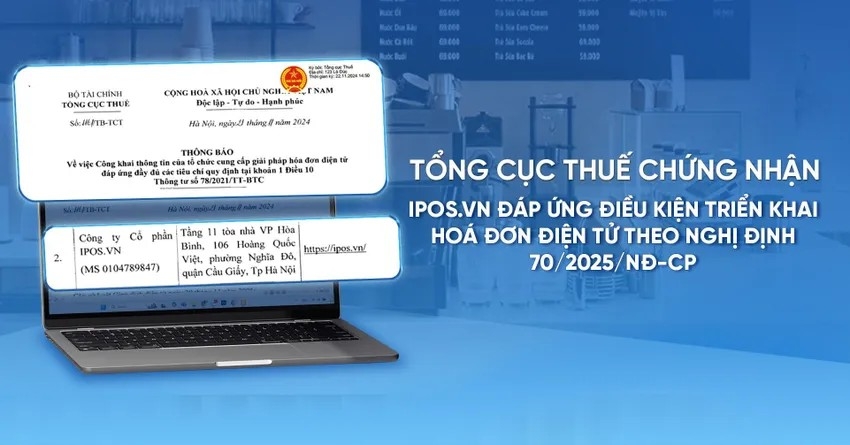 may tinh tien ipos.vn dap ung du dieu kien trien khai hoa don dien tu hinh anh 1