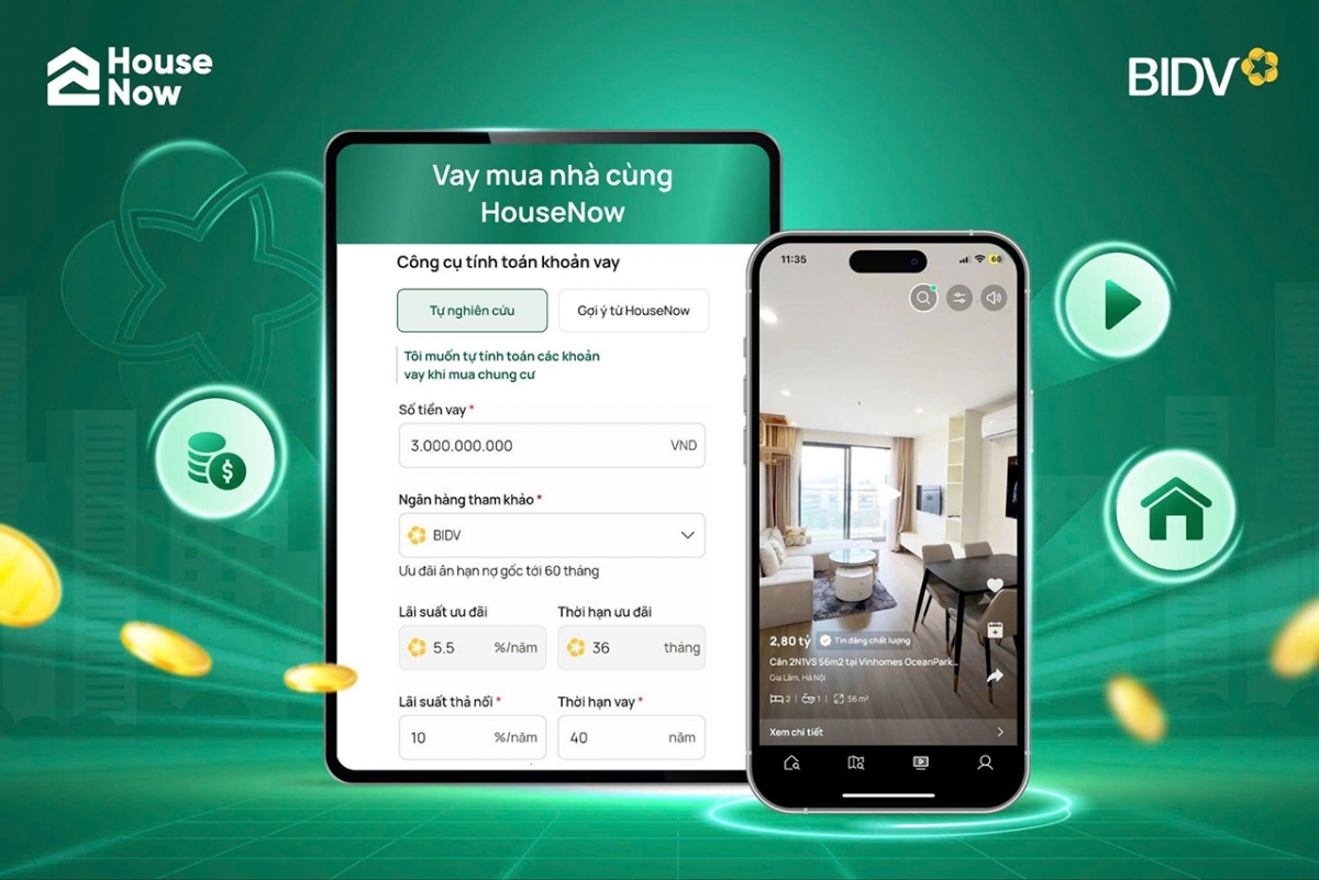 nguoi tre vay mua nha de dang voi lai suat chi 5,5 tu housenow va bidv hinh anh 2