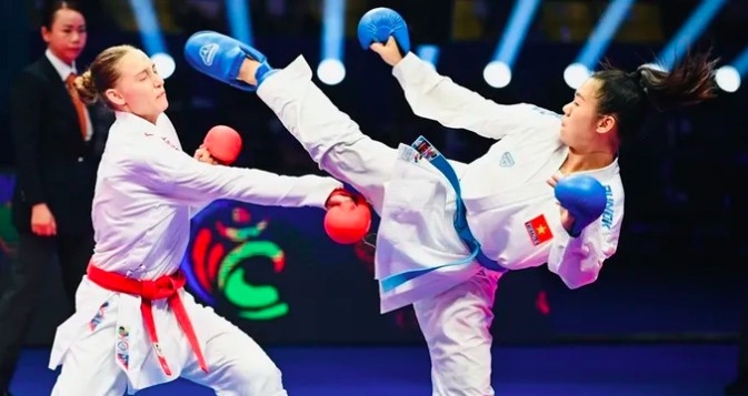 vietnam women s kumite team clinches third consecutive asian karate title picture 1 vietnam women s kumite team clinches third consecutive asian karate title picture 1
