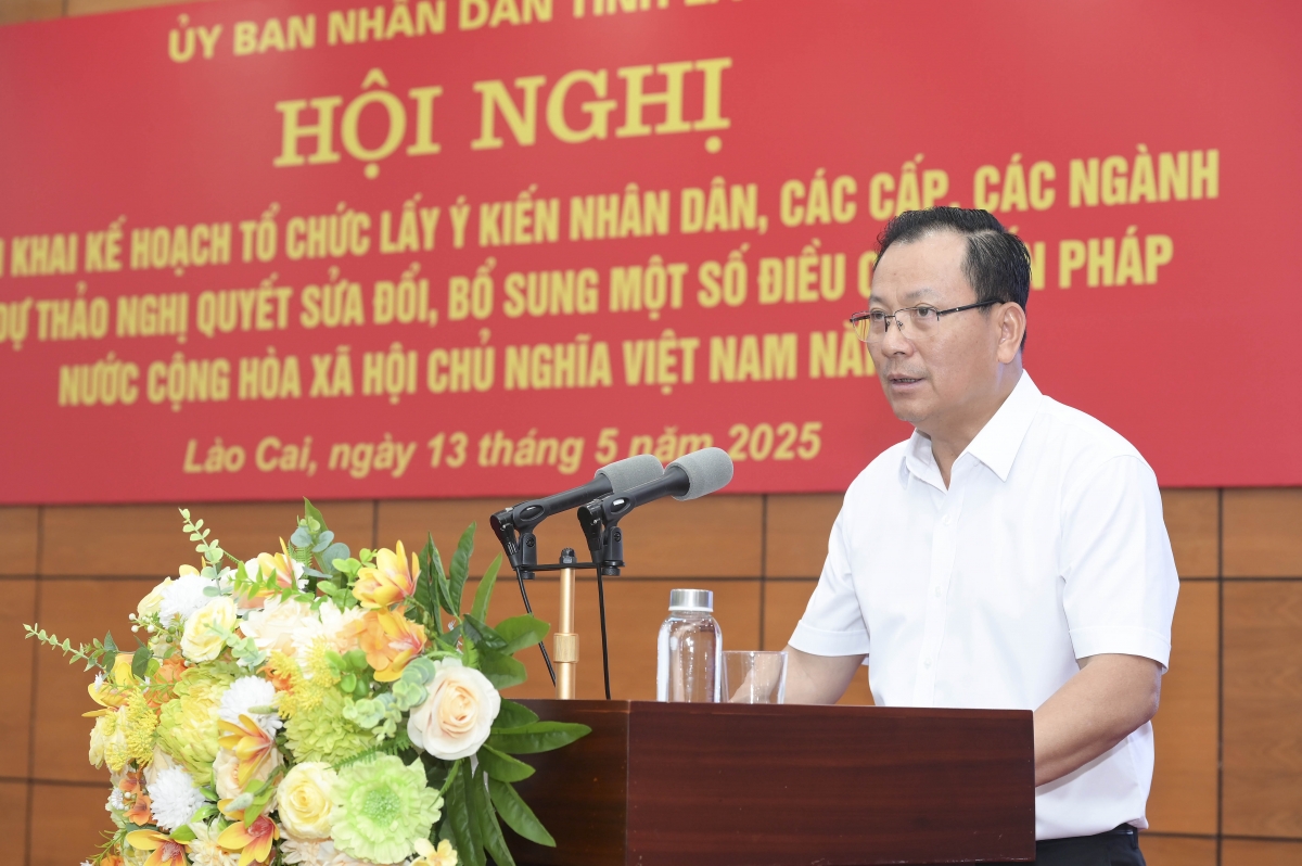 Lào Cai triển khai lấy ý kiến sửa đổi Hiến pháp 2013