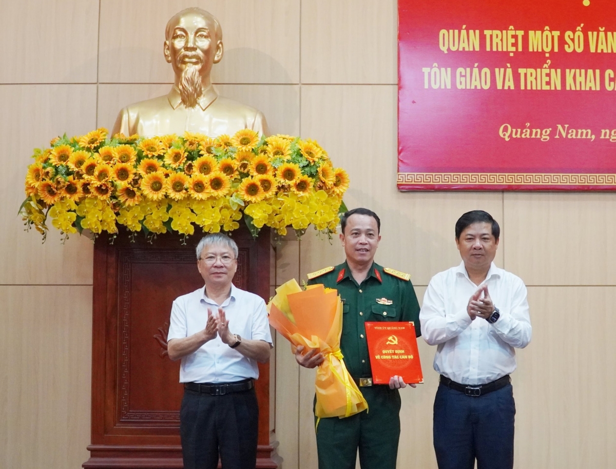 Chuẩn y Thượng tá Trần Hữu Ích tham gia Ban Thường vụ Tỉnh ủy Quảng Nam