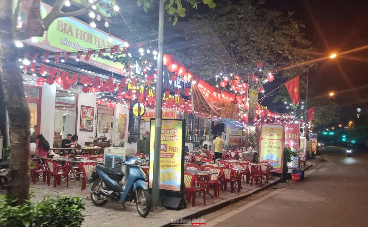phường dương nội quận hà Đông mở nhà hàng trên vỉa hè hình ảnh 3 phuong duong noi quan ha Dong mo nha hang tren via he hinh anh 3
