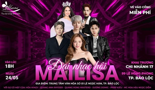 tham my vien mailisa chinh thuc khai truong chi nhanh 17 tao dau an dam net tai bao loc hinh anh 6