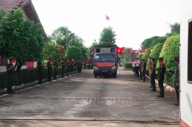remains of vietnamese volunteer soldiers repatriated from laos picture 1 remains of vietnamese volunteer soldiers repatriated from laos picture 1