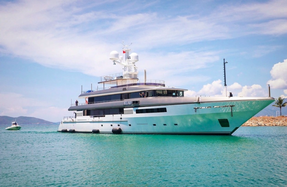 superyacht atlas docks at vietnam s first int l marina in nha trang picture 1 superyacht atlas docks at vietnam s first int l marina in nha trang picture 1