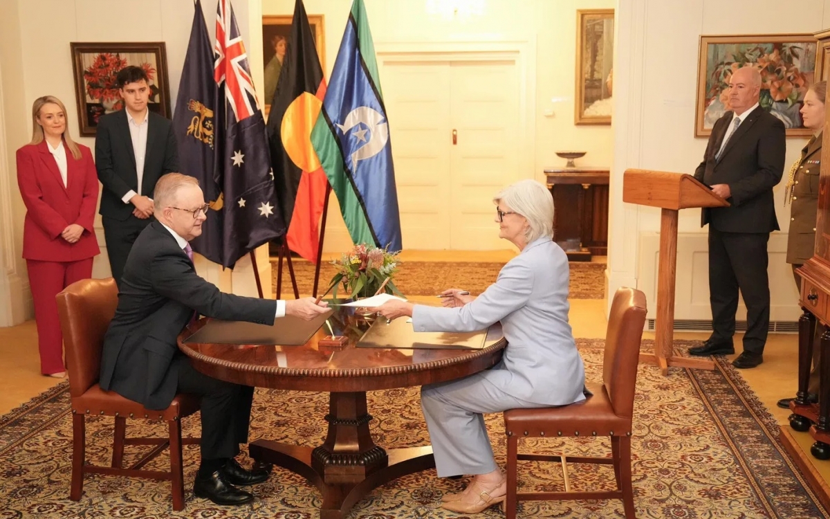 chính phủ công đảng australia tuyên thệ nhậm chức, bắt đầu nhiệm kỳ 2025-2028 hình ảnh 1 chinh phu cong dang australia tuyen the nham chuc, bat dau nhiem ky 2025-2028 hinh anh 1