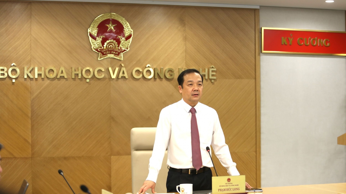Thứ trưởng Bộ KH&CN Phạm Đức Long (Ảnh: Bộ KH&CN)