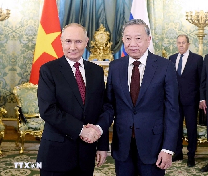 tổng bí thư tô lâm hội đàm với tổng thống nga vladimir putin hình ảnh 1 tong bi thu to lam hoi dam voi tong thong nga vladimir putin hinh anh 1
