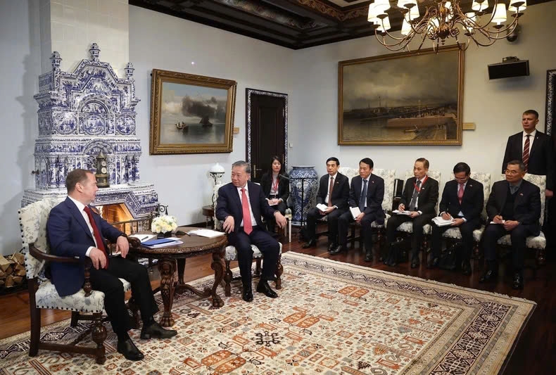 tong bi thu to lam hoi kien voi chu tich Dang nuoc nga thong nhat dmitry medvedev hinh anh 4