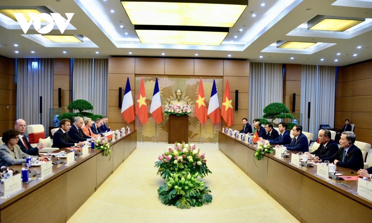 El presidente francés concluye con éxito su visita de Estado a Vietnam (foto 19)