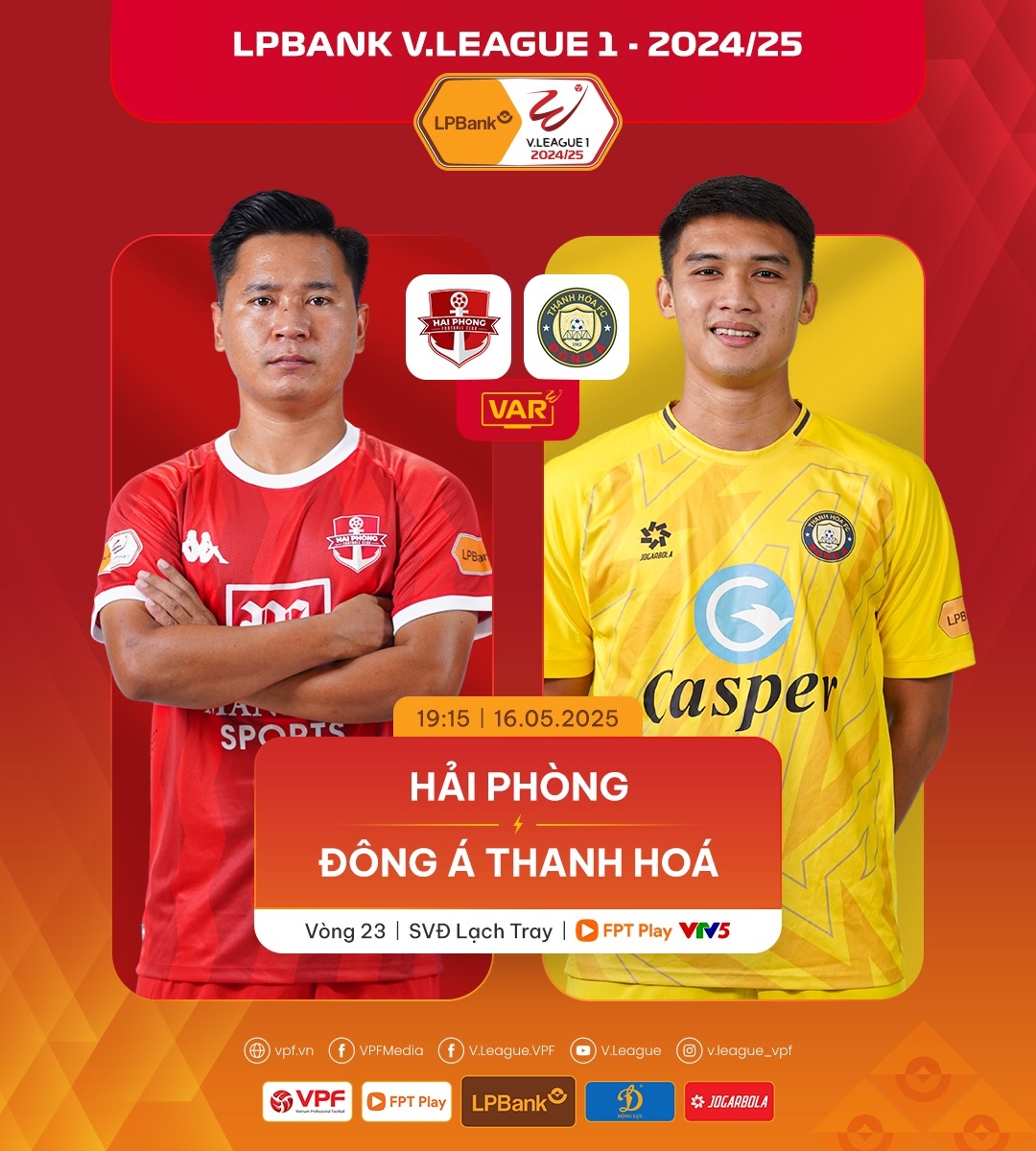 kết quả vòng 23 v-league 2024 2025 hải phòng gieo sầu cho thanh hóa hình ảnh 3 ket qua vong 23 v-league 2024 2025 hai phong gieo sau cho thanh hoa hinh anh 3