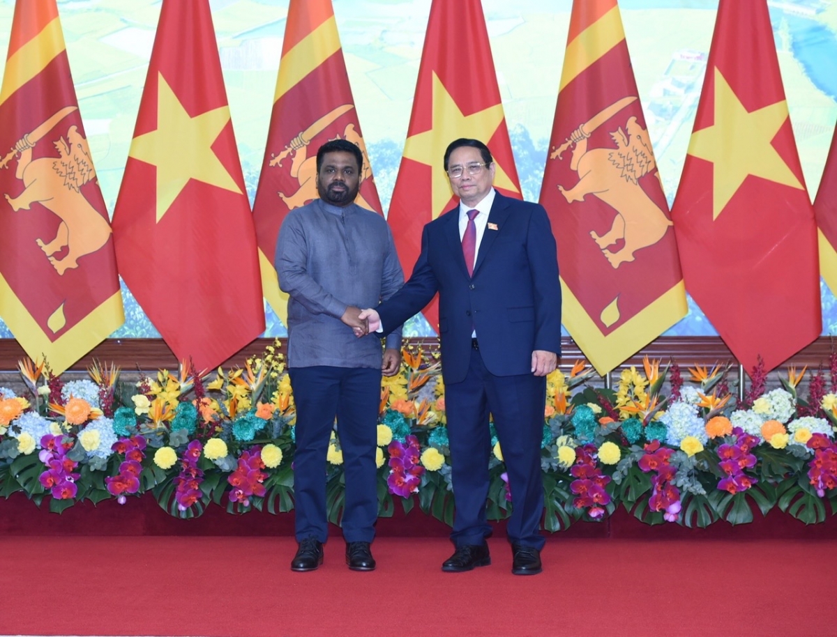 Thủ tướng Phạm Minh Chính hội kiến Tổng thống Sri Lanka