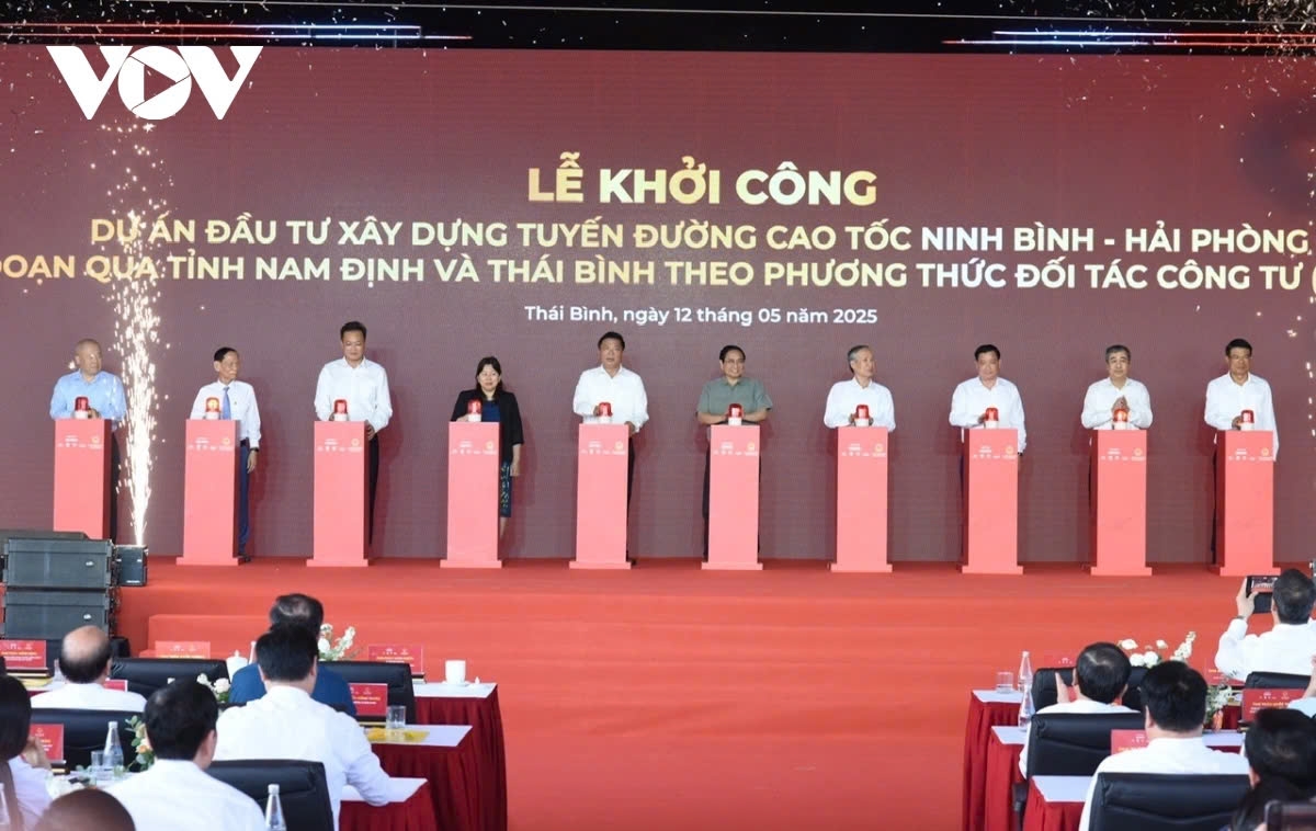 vietnam breaks ground on key expressway connecting northern localities picture 1 vietnam breaks ground on key expressway connecting northern localities picture 1
