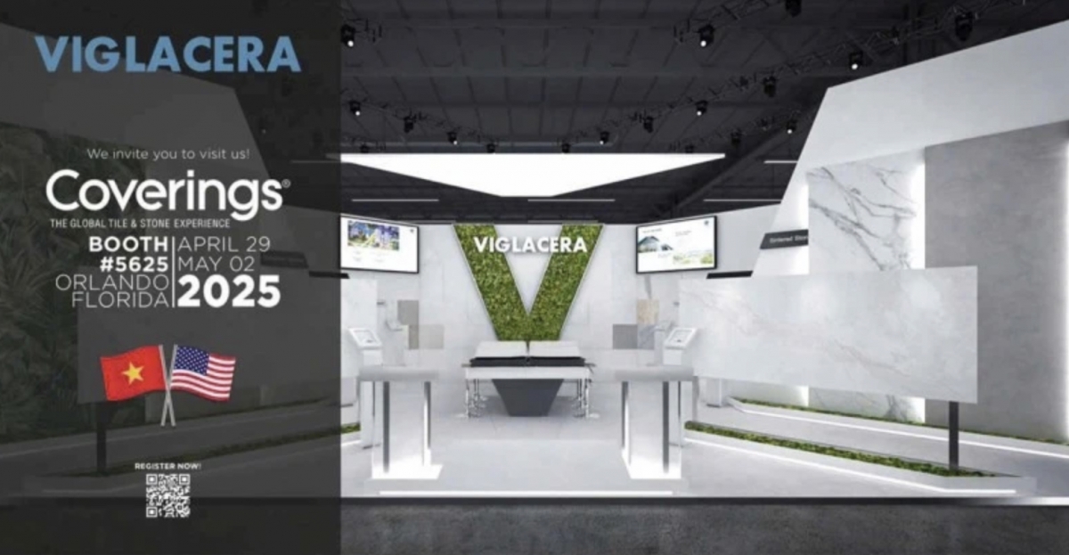 viglacera showcases green building materials at coverings 2025 in us picture 1 viglacera showcases green building materials at coverings 2025 in us picture 1