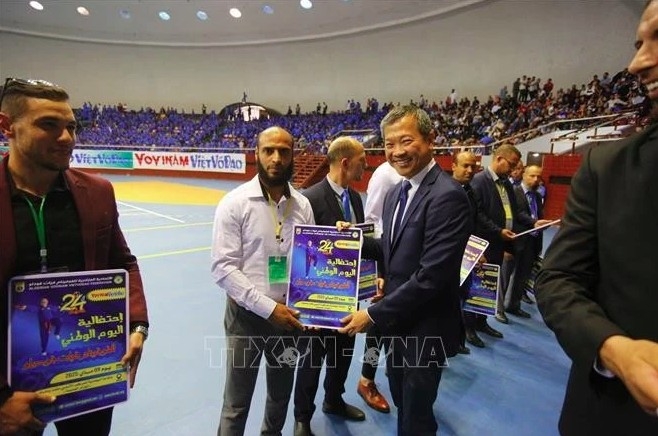WVVF President praises martial arts development model in Algeria, Africa